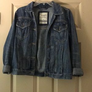 denim abercrombie jacket
